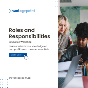 Vantage Point's Board Fundamentals Roles and Responsibilities workshop.