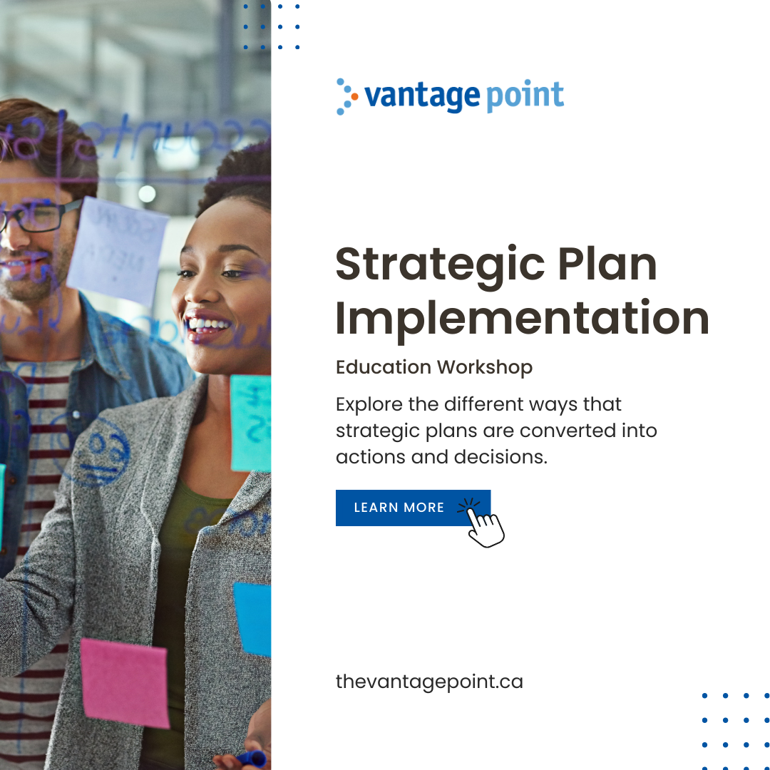 Vantage Point's Strategic Plan Implementation workshop.
