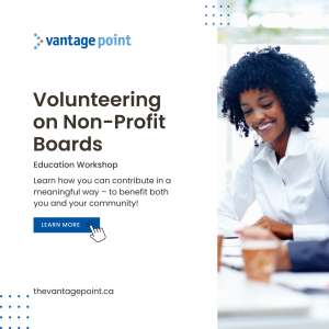 Vantage Point's Volunteering on Non-Profit Boards workshop.